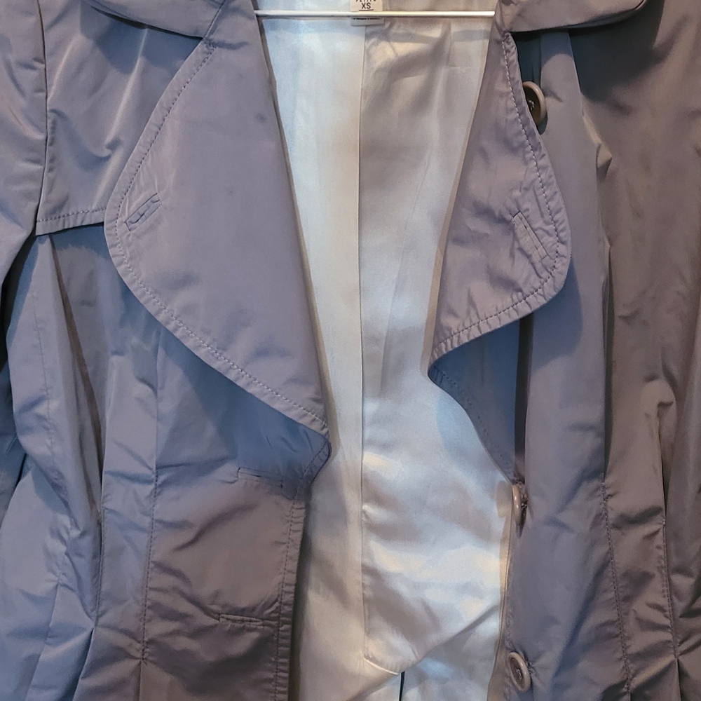 Banana Republic Blue Trench Coat Modern Design
